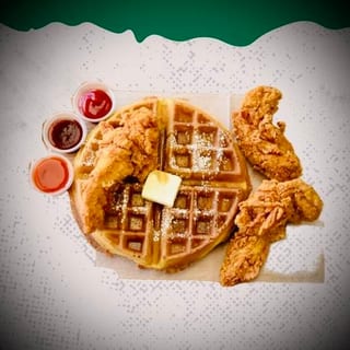 Waffle and Chicken Tenders