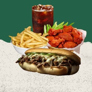 Philly Steak and Wings Combo