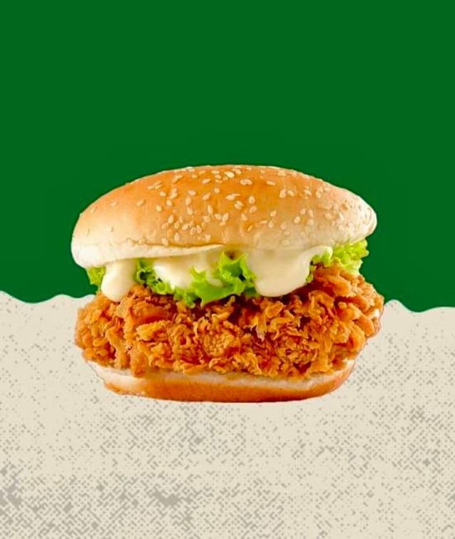 Crispy Chicken Burger.