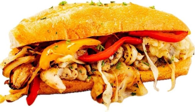 Grilled Shrimp Sub.